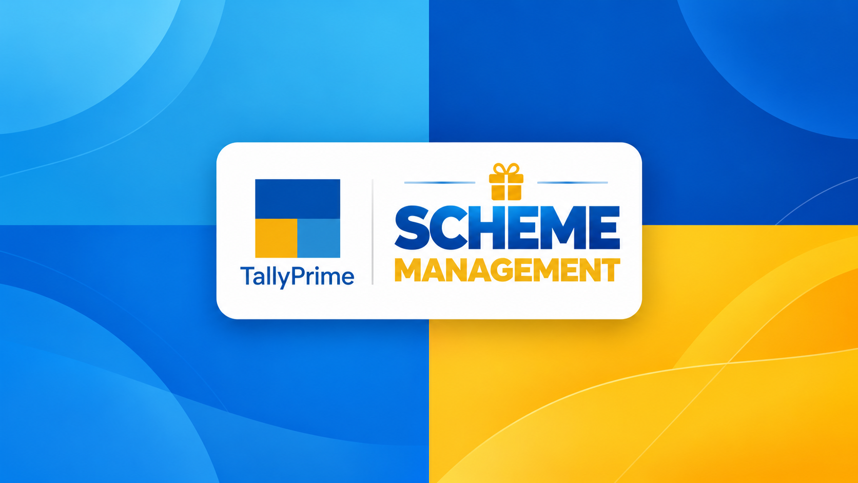 Scheme Management in TallyPrime