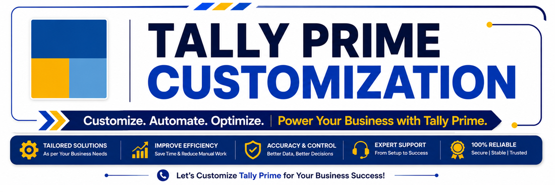 TallyPrime Customization (TDLs)
